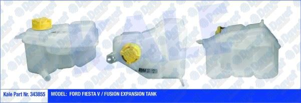 KALE 343855 Radyator Ek Genlesme Su Deposu Ford Fiesta V 1.25 16v-1.4 16v-1.6 16v (Kapakli)